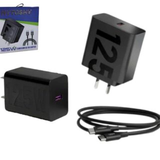 CARGADOR ULTRA RAPIDO 125W TIPOC Y USB A TIPOC