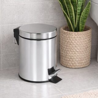 CESTO PARA BASURA 5 LITROS METAL