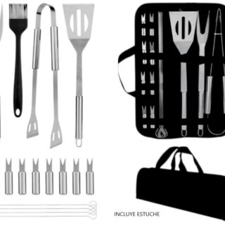 ACC0176 SET PARRILLERO 13 PCS ACERO