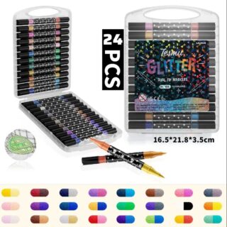 MARCADOR C/BRILLO X24PCS. DOS PUNTA 1403 TL225B