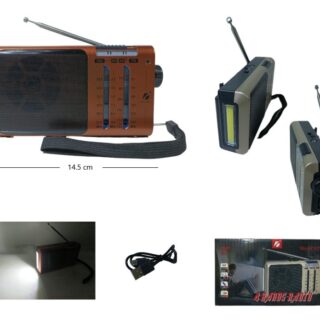 KTF-1472S RADIO BT AM/FM/SW LINTERNA RECARG.