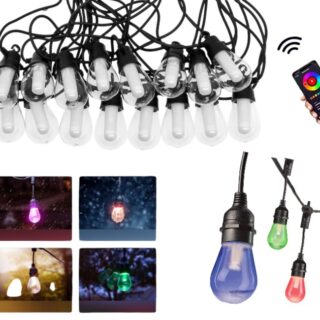 GUIRNALDA LED RGB AUDIORITMICA 10M