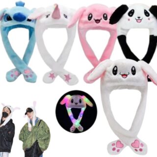 MEC-2026A GORRO LEVANTA OREJA CON LUZ