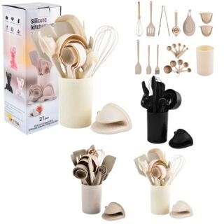SET UTENSILIO SILICONA X 21PCS