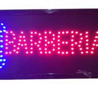 CARTEL BARBERIA LED