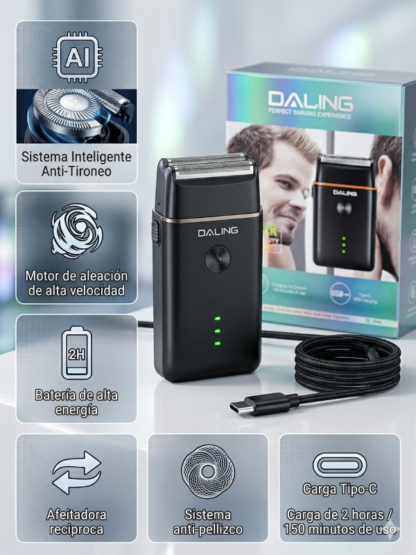 Afeitador daling recargable DL-9248