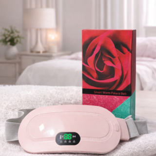 cinturon termico alivia dolor colico menstrual recargable