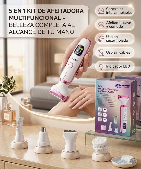Kit afeitadora multifuncional 5 en 1 S25-415