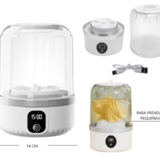 MINI LAVADORA RECARGABLE 1LT