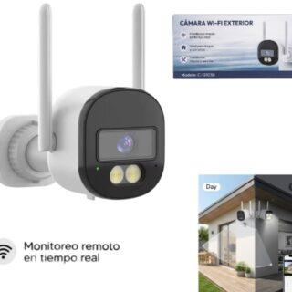 CAMARA IP FIJA EXTERIOR C/ WIFI IP66