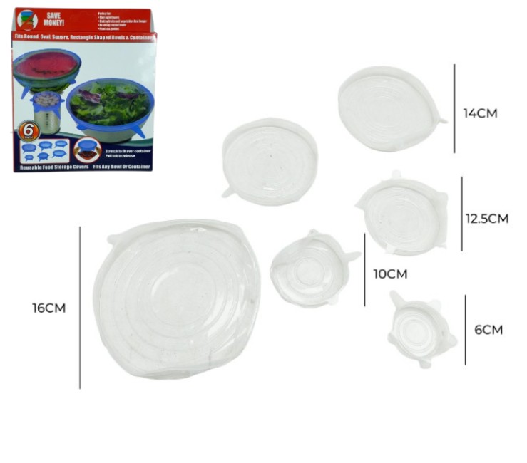 KIT DE TAPA X6 UNIDADES DE SILICON GN-006T
