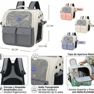 MOCHILA PARA TRASLADAR MASCOTAS
