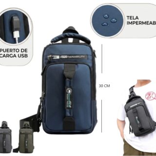 MOCHILA BANDOLERA UNISEX