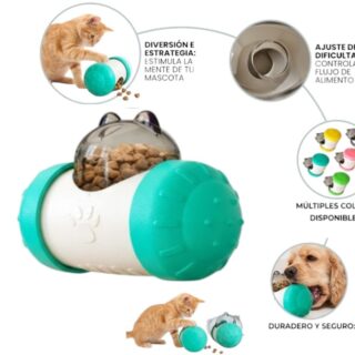 JUGUETE DISPENSADOR DE COMIDA P/MASCOTA