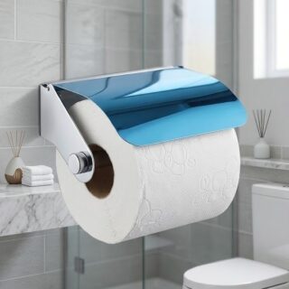 porta rollo papel higienico acero inoxidable