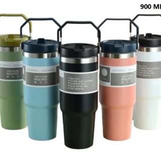 VASO TERMICO C/ MANIJA Y SORBETE