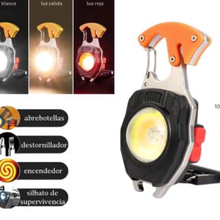 LUZ LLAVERO MULTIUSO RECARGABLE