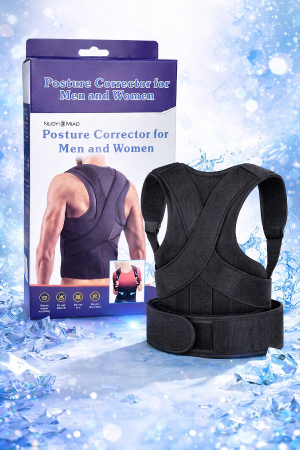 corrector de postura de espalda comprension elastico unisex lambo tech mc5534