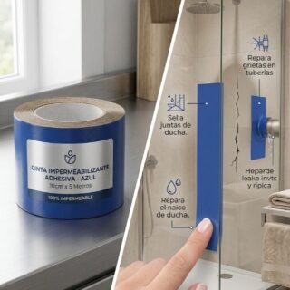 Cinta impermeabilizante adhesiva azul DL2319