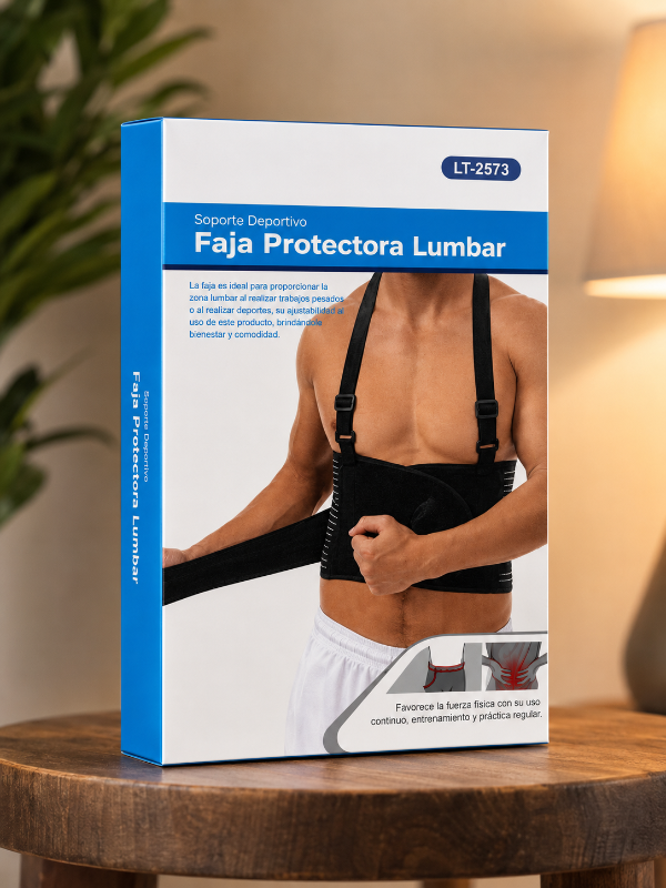 Faja protectora lumbar ajustable LT-2573