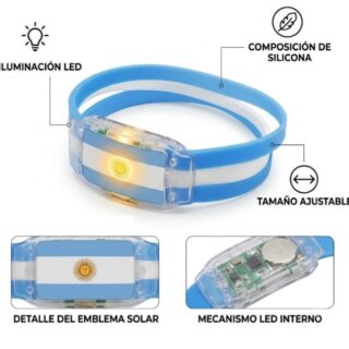 PULSERA LED ARGENTINA