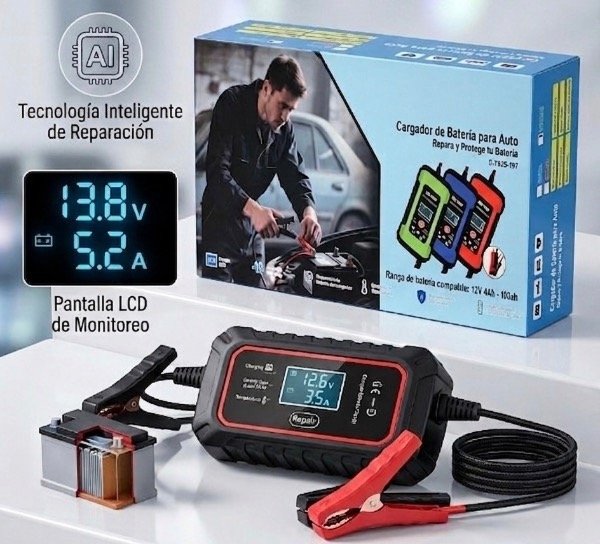 Cargador de batería para auto S25-199