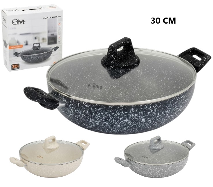 OLLA ANTIADHERENTE 30CM 6464/6463