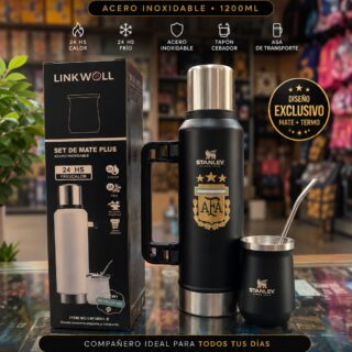 KIT TERMO STANLEY AFA MATE + BOMBILLA 1.2L _______