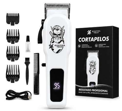 CORTAPELO INALAMBRICO C/PANTALLA EXXTRATECH