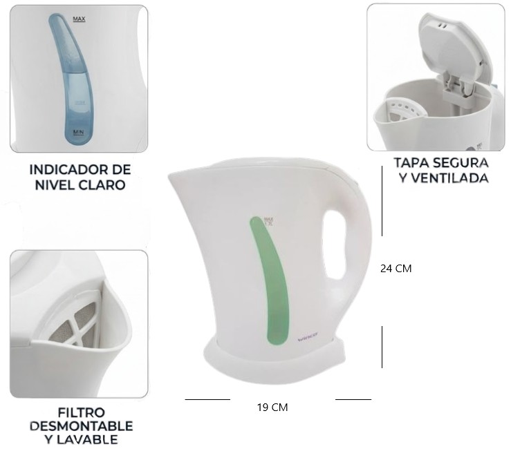PAVA ELECTRICA WINCO 1.7L