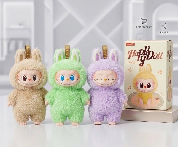 Muñecos llaveros de Labubu
