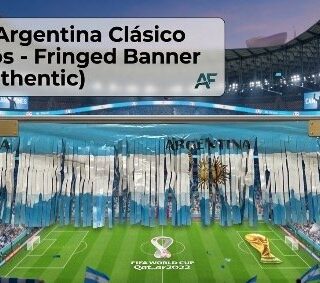 Banderín de la bandera de Argentina 3mt