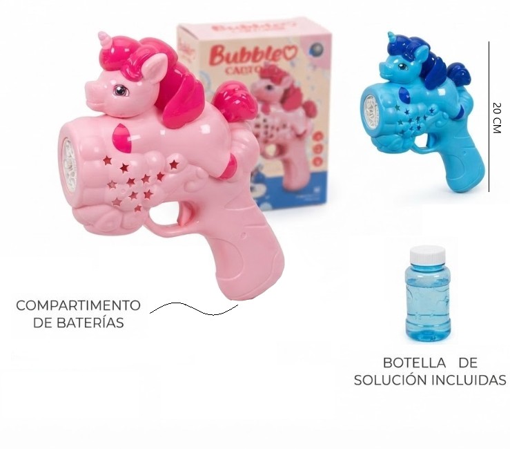 PISTOLA BURBUJERA UNICORNIO 312
