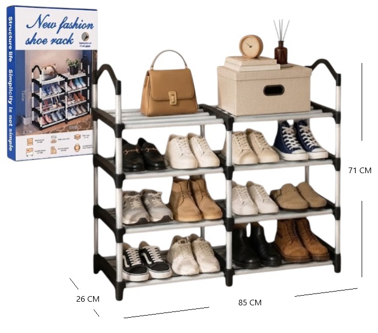 ORGANIZADOR DE ZAPATOS DOBLE 4 NIVELES