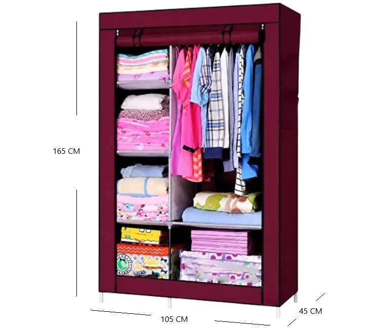 ROPERO ORGANIZADOR 105X42X165CM YH88105