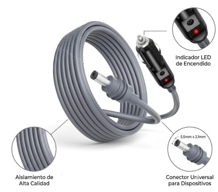 CABLE ADAPTADOR PARA STARLINK 12V