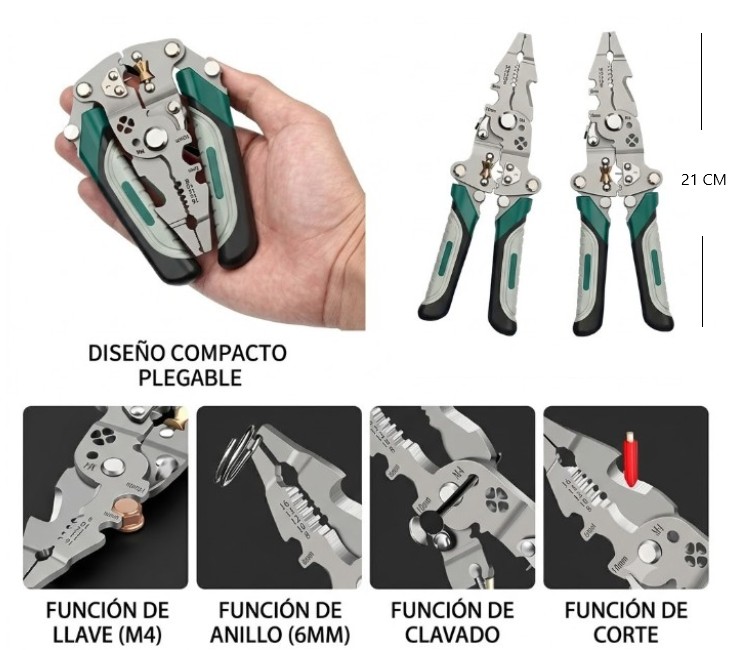 PINZA PELACABLES PLEGABLE