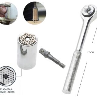 LLAVE DE TUBO UNIVERSAL C/ ADAPTADOR