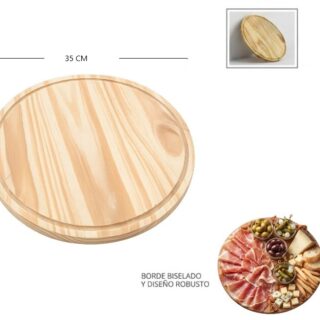 TABLA DE MADERA 35 CM PIZZERA