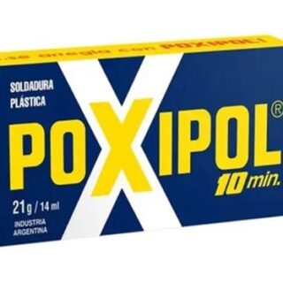 POXIPOL METALICO GRIS 10min