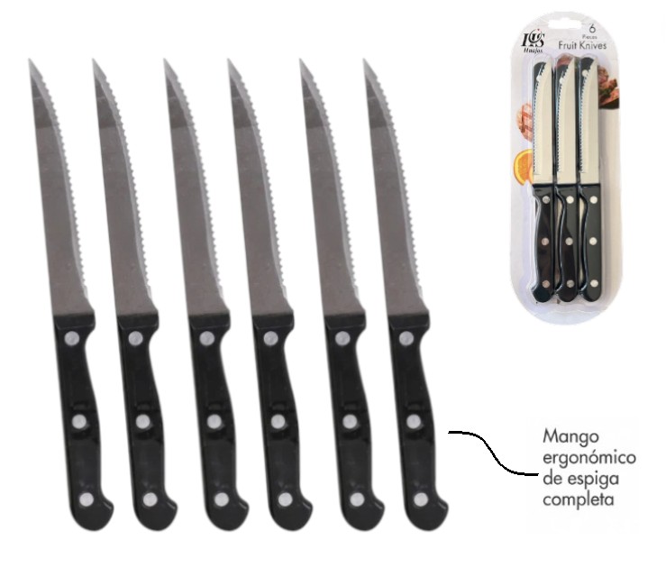SET DE CUCHILLOS X6 UNDS