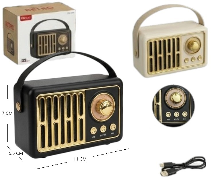 PARLANTE FM BT RETRO