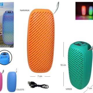 PARLANTE BT/FM/MP3 COLORES