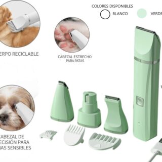 CORTA PELO DE MASCOTA 4 EN 1