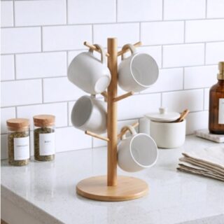 ORGANIZADOR DE TAZAS BAMBU