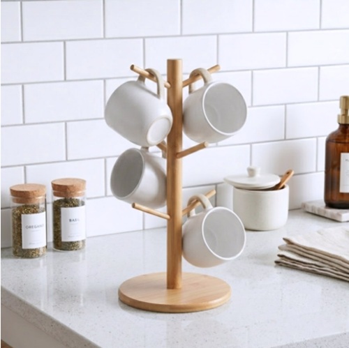 ORGANIZADOR DE TAZAS BAMBU