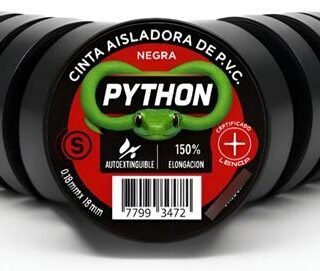 CINTA AISLADORA PYTHON 10 MTS AUTOEXTINGUIBLEx10un