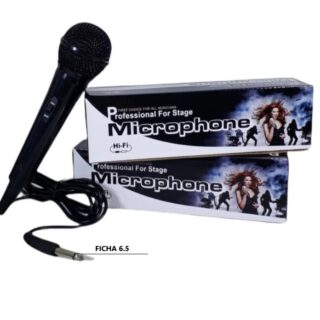KM-P119 MICROFONO COMUN CON CABLE FICHA 6.5MM
