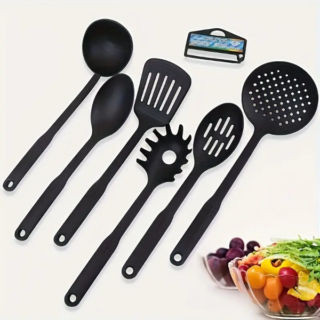 Set de utensilios 6 piezas de material plástico resistente 202416