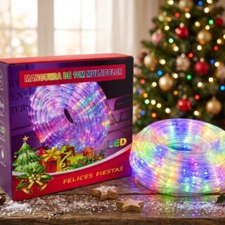 MANGUERA LED CON LUZ RGB 10MTS POL-13 -